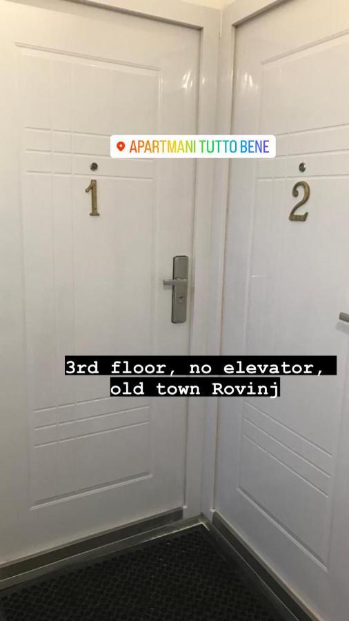 Studio Apartman Tutto Bene Rovinj Eksteriør bilde